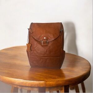 Jack Georges Crossbody Brown Leather Bags & Handbags for Women